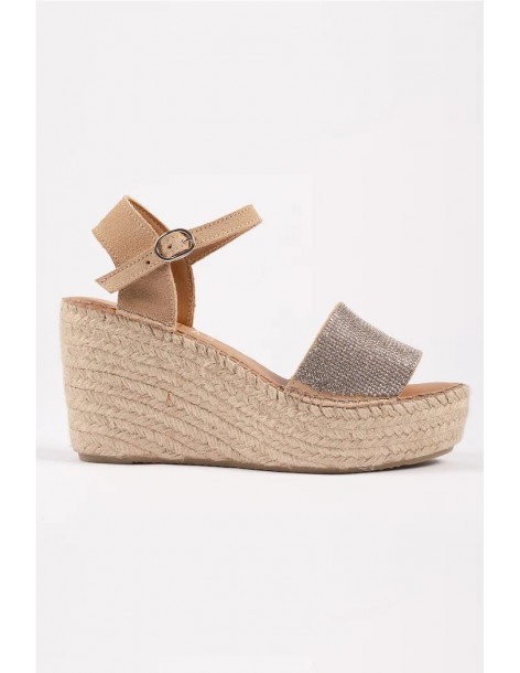 SANDALIA TIRA BRILLOS PLATA... 2