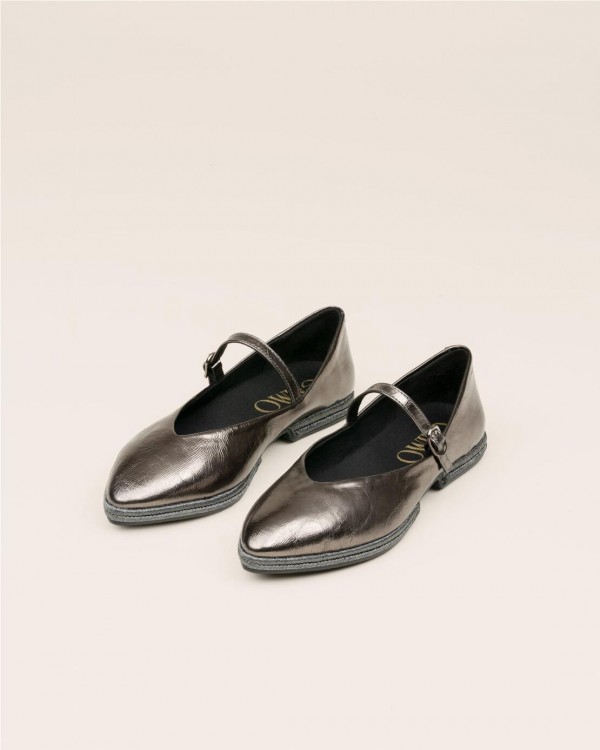 BAILARINA MARY JANE METALIZADA HASA...