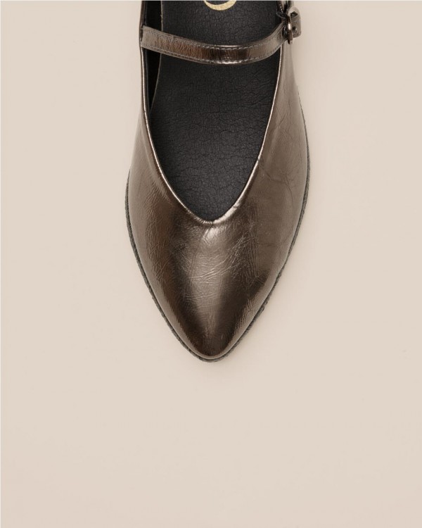 BAILARINA MARY JANE METALIZADA HASA...