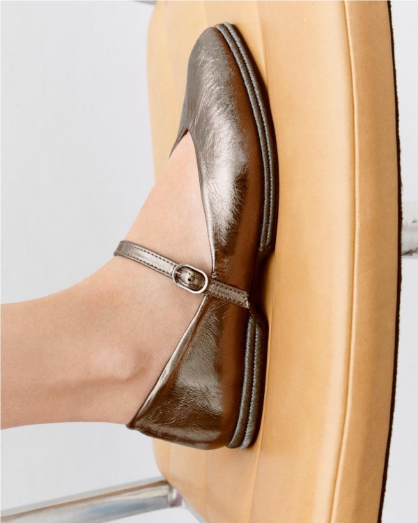 BAILARINA MARY JANE METALIZADA HASA...