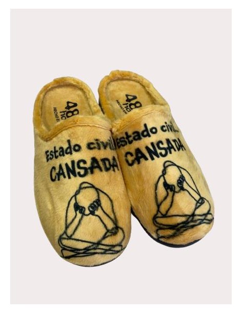 ZAPATILLA DE CASA 48 HORAS...