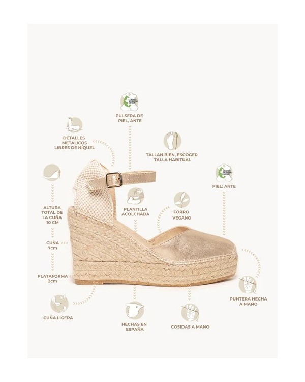 VALENCIANA CUÑA ALTA JARA METAL