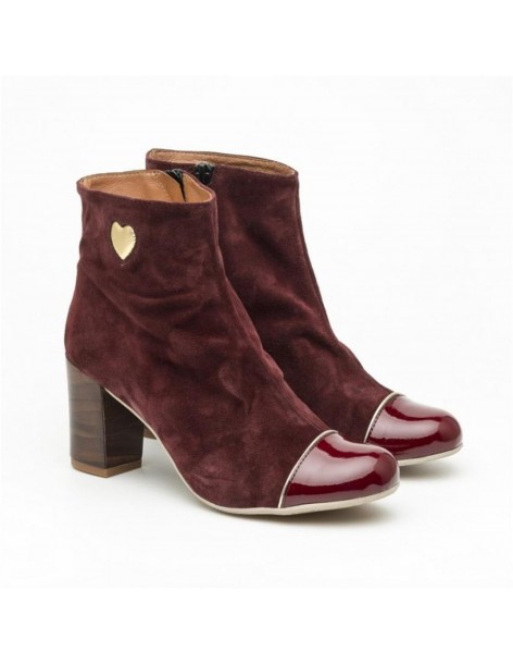 BOTIN DE PIEL CORAZON 2