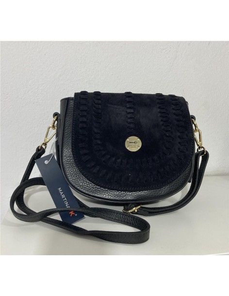 BANDOLERA PIEL SEMICÍRCULO