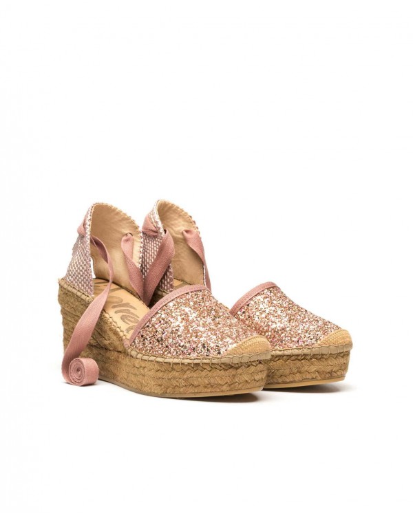 VALENCIANA PLATAFORMA GLITTER VIDORRETA