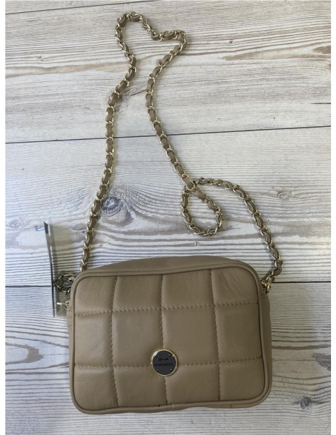 BANDOLERA PIEL TIPO CHANEL